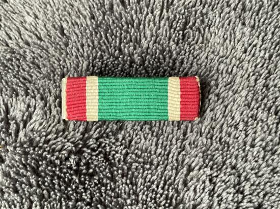 WVS Long Service mounted medal ribbon