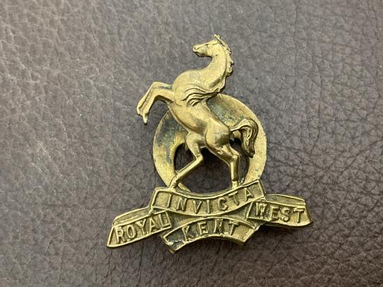 Royal West Kent Regiment O.C.A lapel badge
