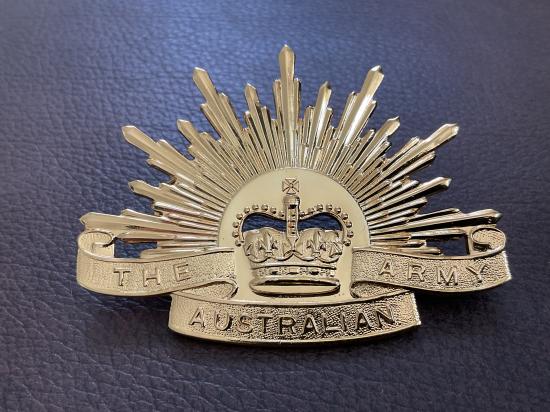 Australian military Forces current issue Rising Sun hat badge