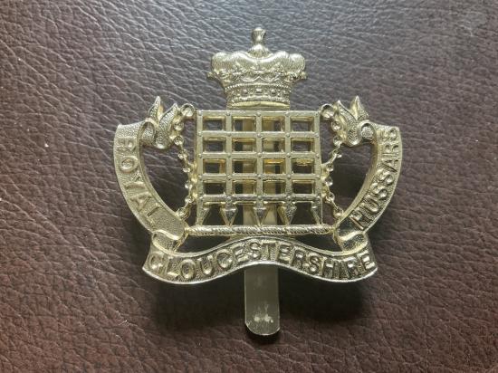 Royal Gloucestershire Hussars anodised cap badge