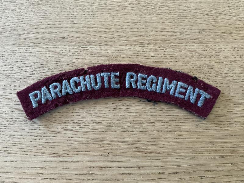 Post 1947 PARACHUTE REGIMENT, cloth shoulder title