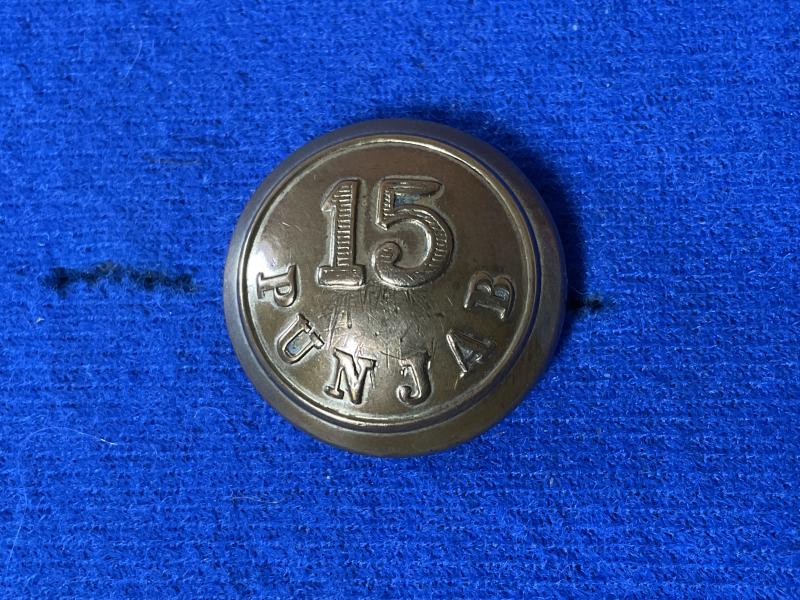 15th Punjab Regt large 26mm button by Gaunt