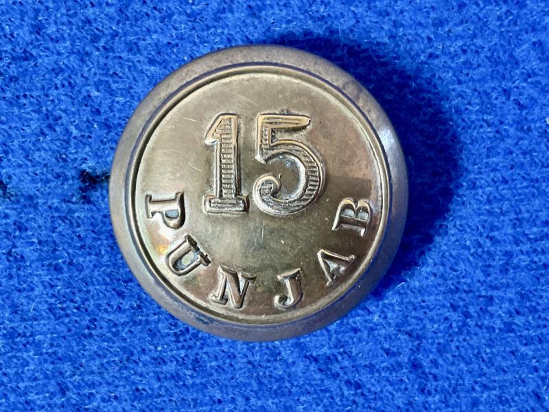 15th Punjab Regt large size button by Gaunt