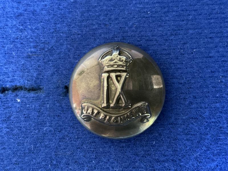 WW2 9th Jat Regiment large brass button