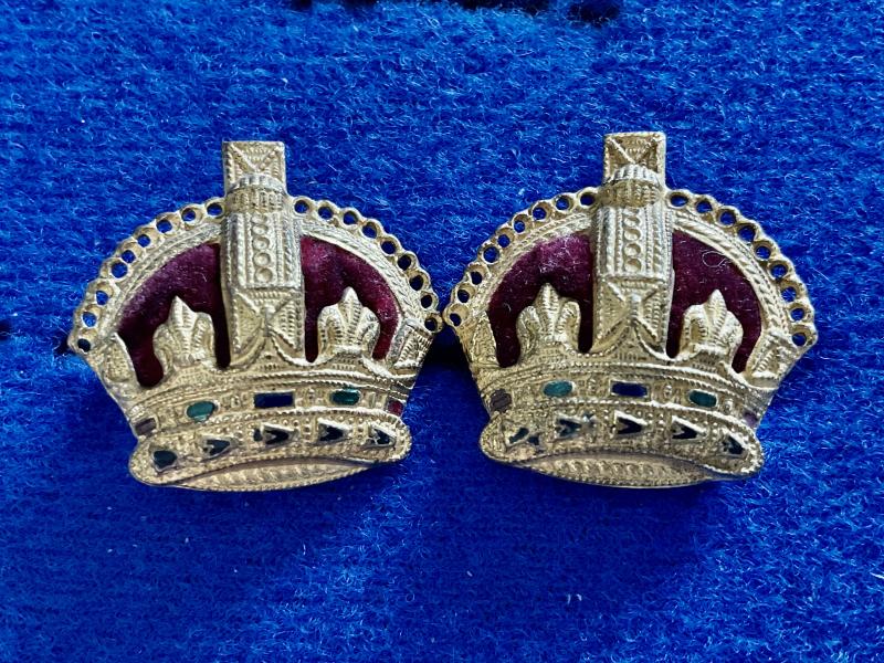 WW1/2 British & Commonwealth Majors rank crowns