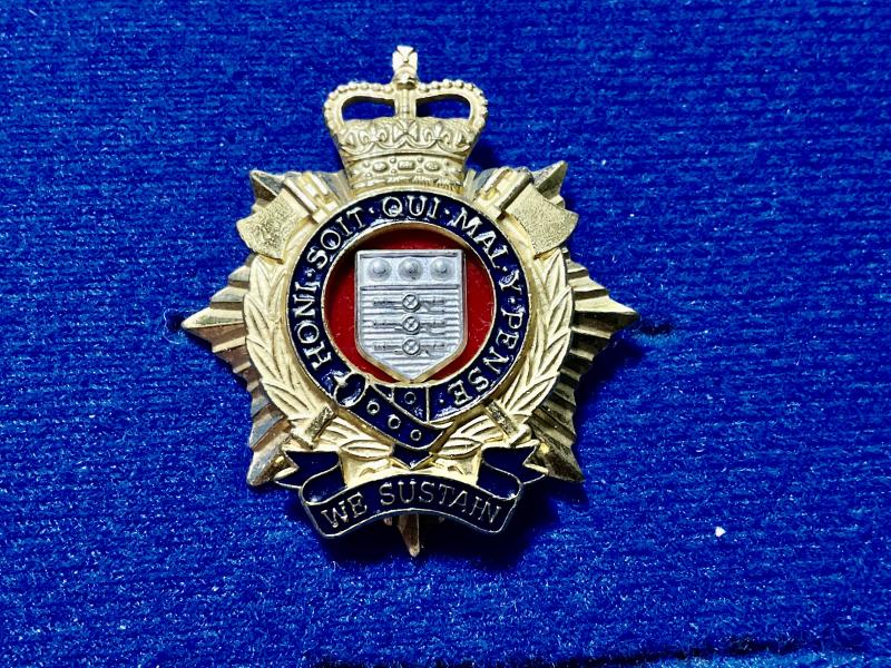 Royal Logistic Corps officers cap badge