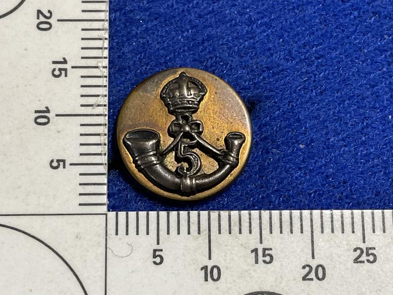 WW2 5th MAHRATTAS L.I officers hat button