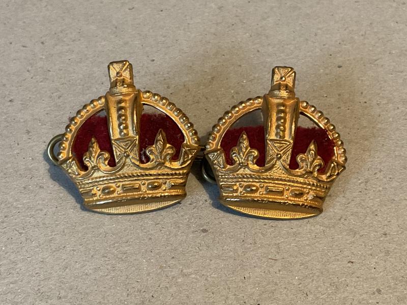 WW1/2 British & Commonwealth Majors rank crowns