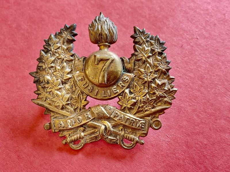 7th Canadian Regt (Fusiliers) cap badge