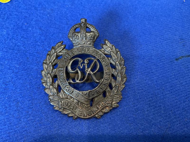 WW2 Royal Engineers O.S.D cap badge by LUDLOW