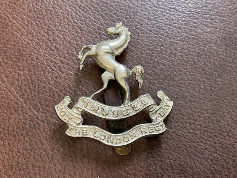 20th (County of London) Btn Blackheath & woolwich cap badge