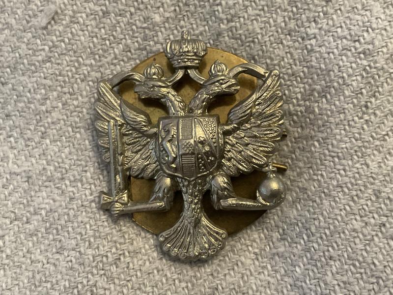 1st Queens Dragoon Guards collar badge