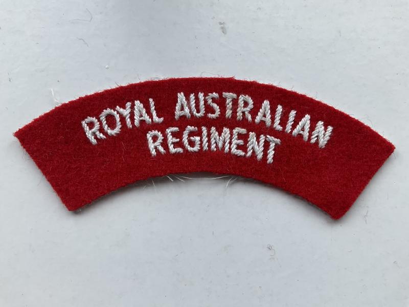 Post 1960s ROYAL AUSTRALIA REGIMENT cloth title