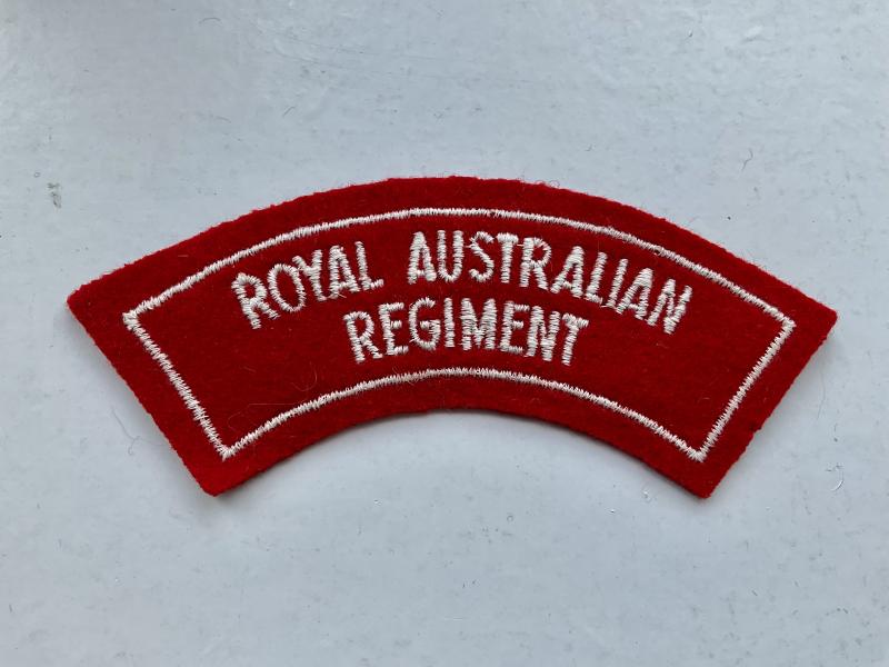ROYAL AUSTRALIAN REGIMENT title 1949-60s