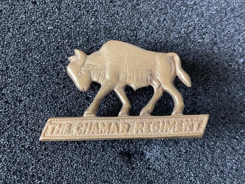 WW2 Indian Army , Chamar Regt cap badge.