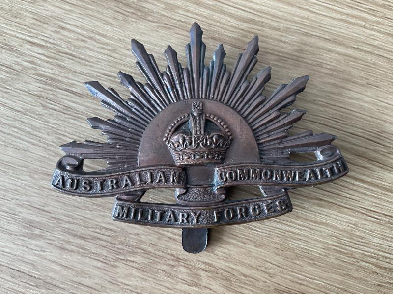 WW1 British made Australian Rising Sun , possibly TIPTAFT