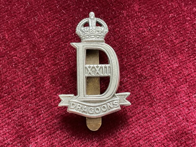 WW2 The 22nd Dragoons cap badge