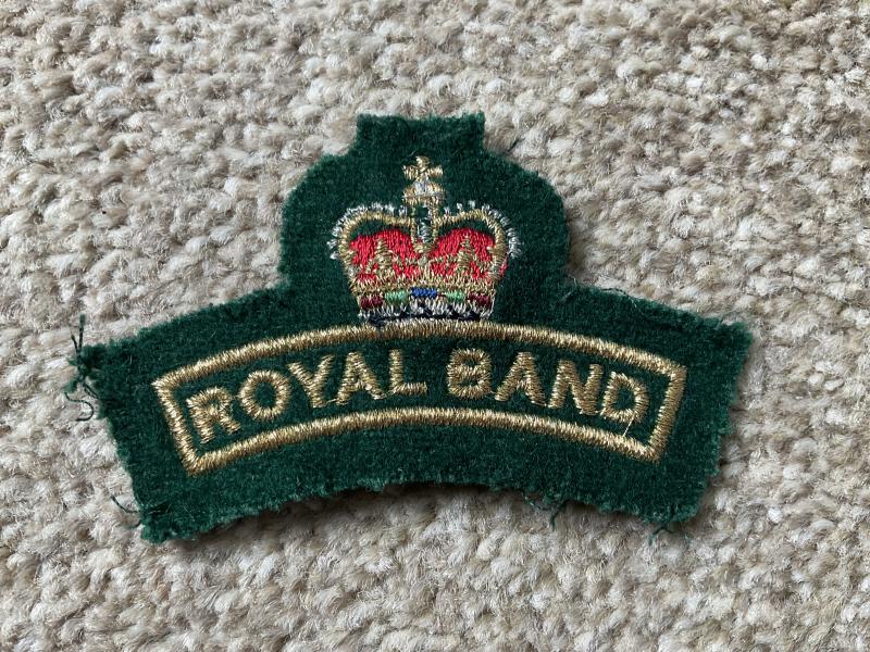 ROYAL BAND bullion shoulder title