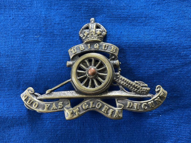 Post 1902 Royal Artillery pouch badge, possibly volunteers