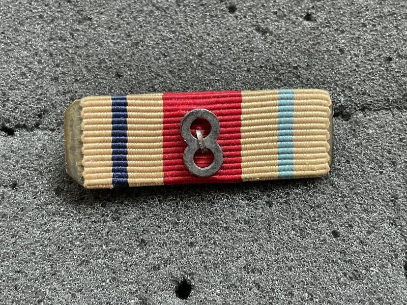 WW2 8th Army on Africa star ribbon bar