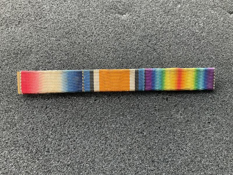 WW1 Trio medal ribbon bar