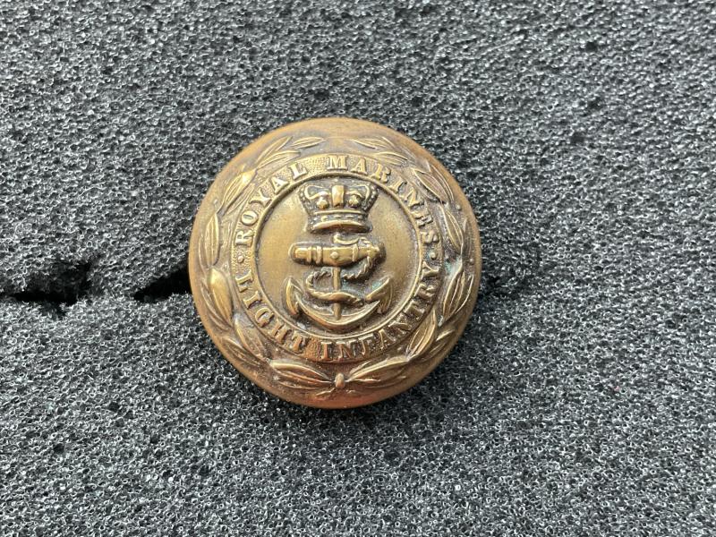 Q.V.C Royal Marines Light Infantry officers button