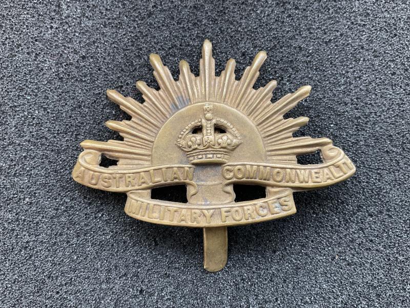 WW1 British made A.I.F rising sun