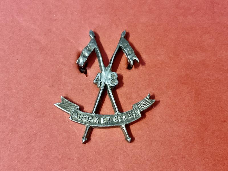 WW2 India Army officers 48th Cavalry cap badge