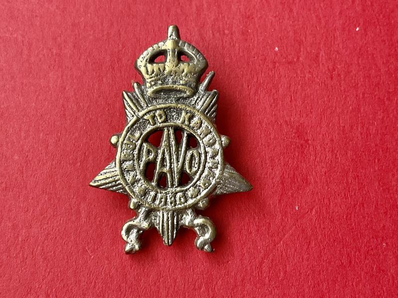 WW2 Indian Army P.A.V.O Cavalry cap badge
