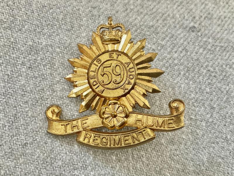 Australian 59th Infantry Battalion (The Hume Regt) cap badge