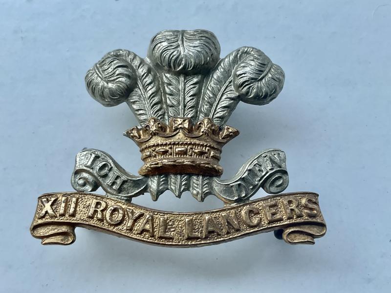 12th Royal Lancers cap badge 1896-1902