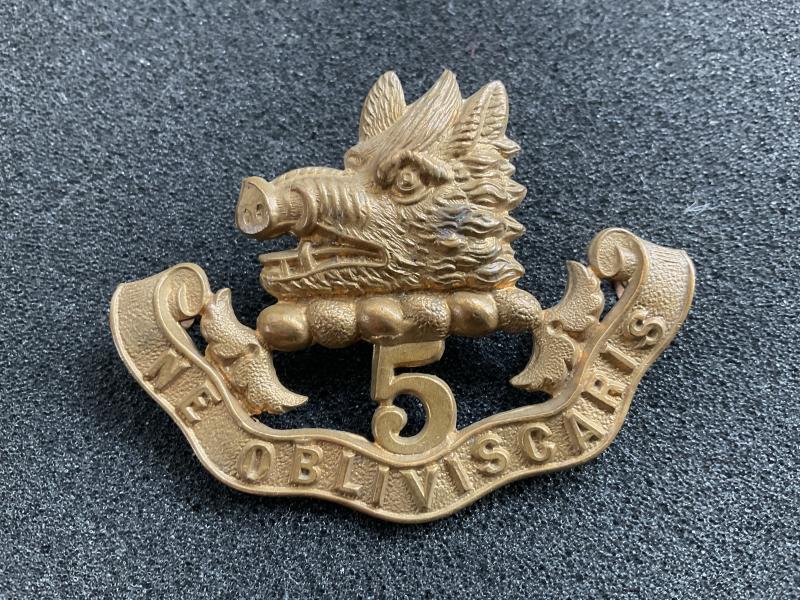 5th Royal Scots of Canada Glengarrry badge 1900-04