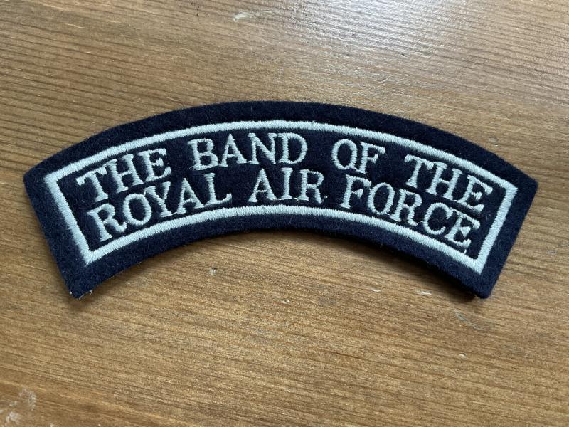 THE BAND OF THE ROYAL AIR FORCE, shoulder title