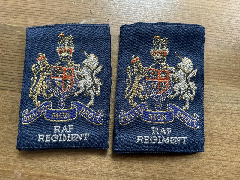RAF REGIMENT , Warrant officers rank slides