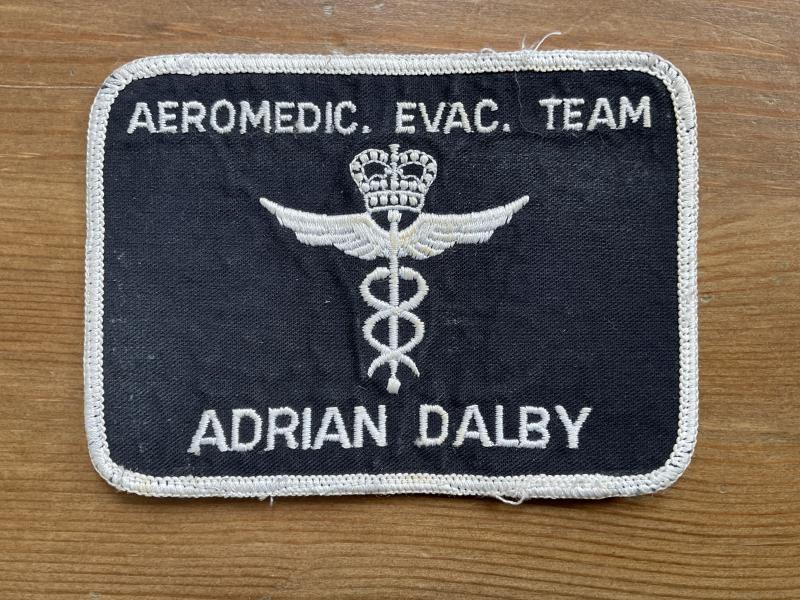 R.A.F Aeromedic. Evac. Team, named flight suit badge