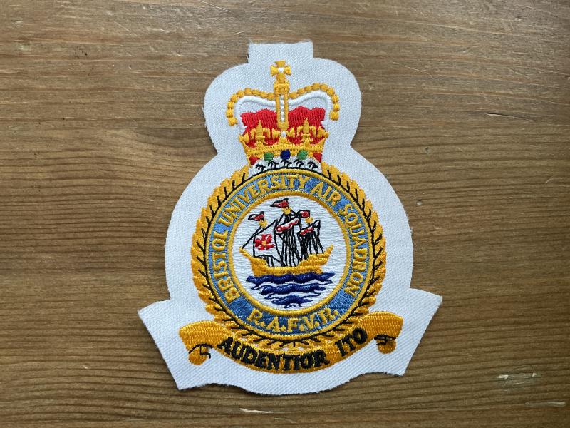Bristol University Air Squadron R.A.F.V.R flight suit badge