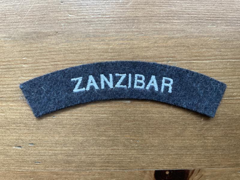 ZANZIBAR Air Force nationality shoulder titles