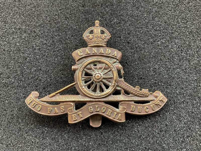 Royal Canadian Artillery cap badge