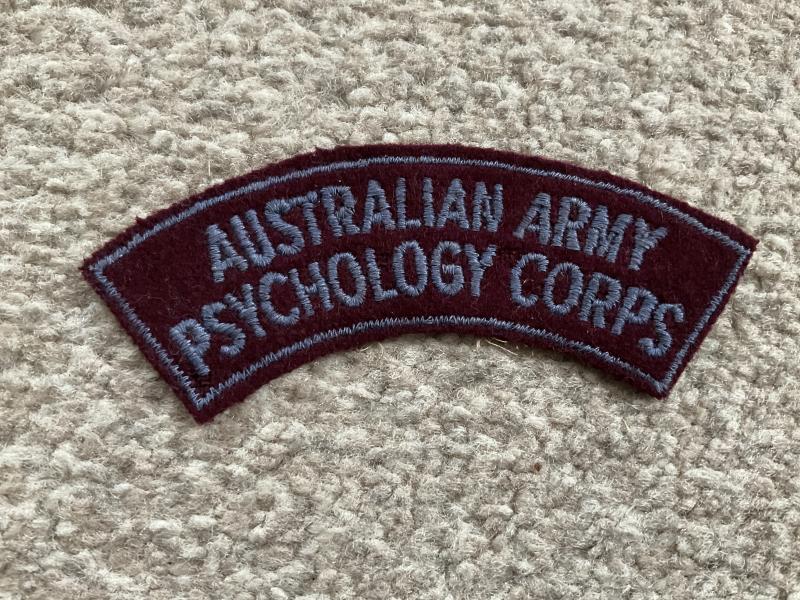 AUSTRALIAN ARMY PSYCHOLOGY CORPS title