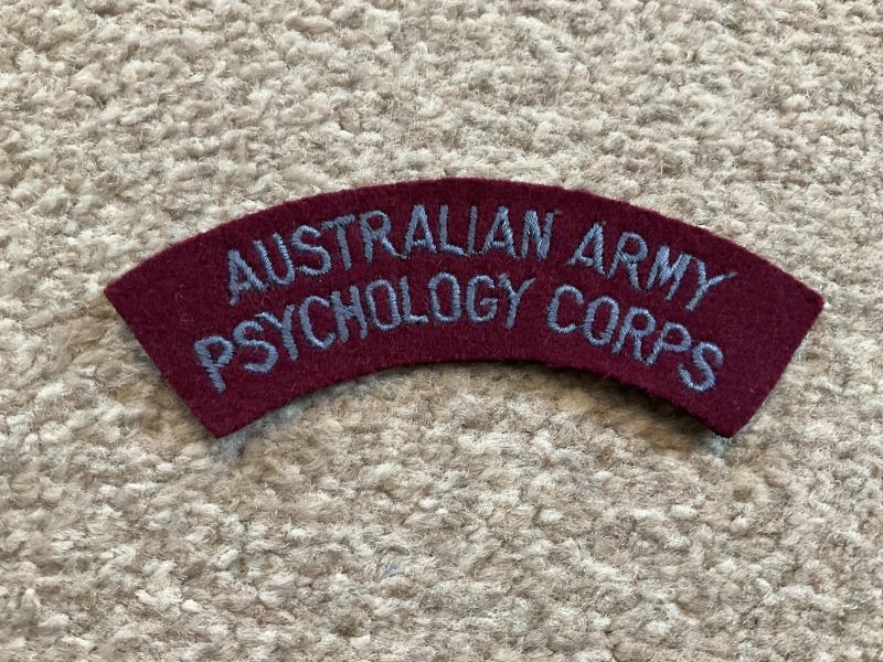 AUSTRALIAN ARMY PSYCHOLOGY CORPS title