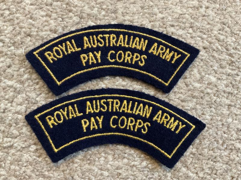 ROYAL AUSTRALIAN ARMY PAY CORPS titles
