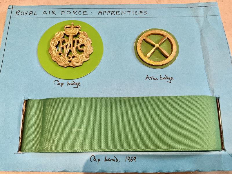 RAF Apprentices insignia set circa 1969