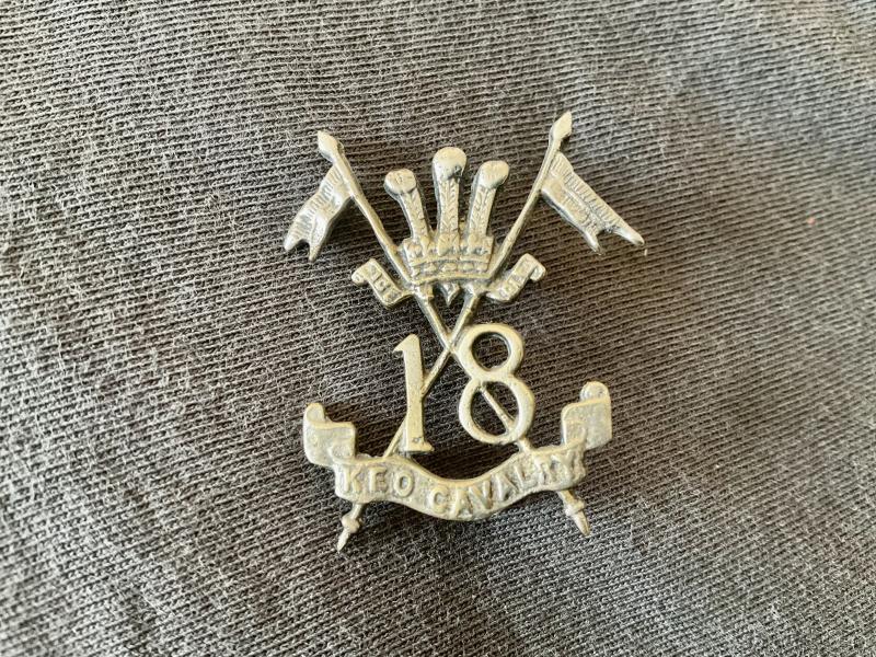 WW2 Indian Army 18th K.E.O Cavalry O.R s cap badge