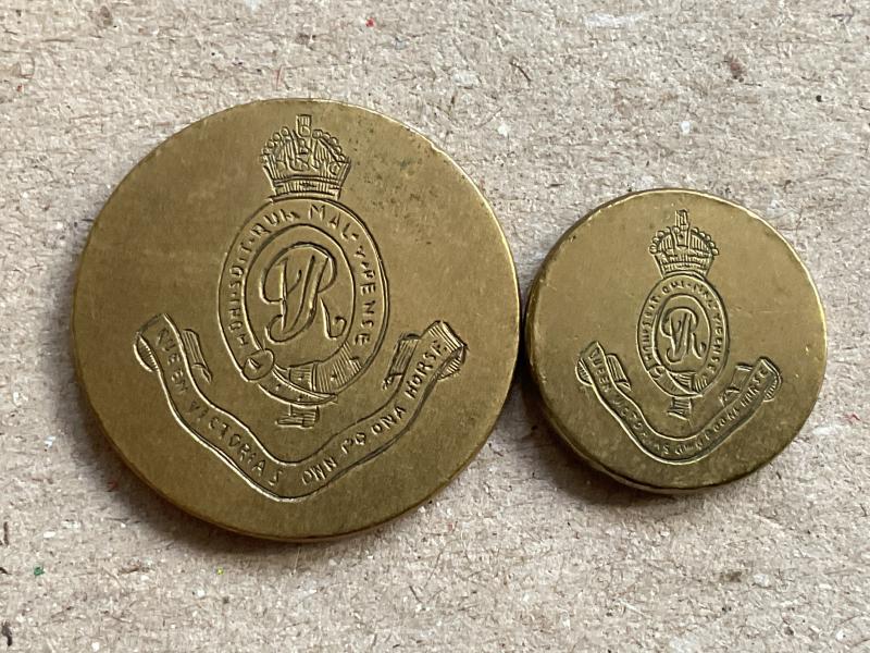 Queen Victorias Own Poona Horse mess dress buttons