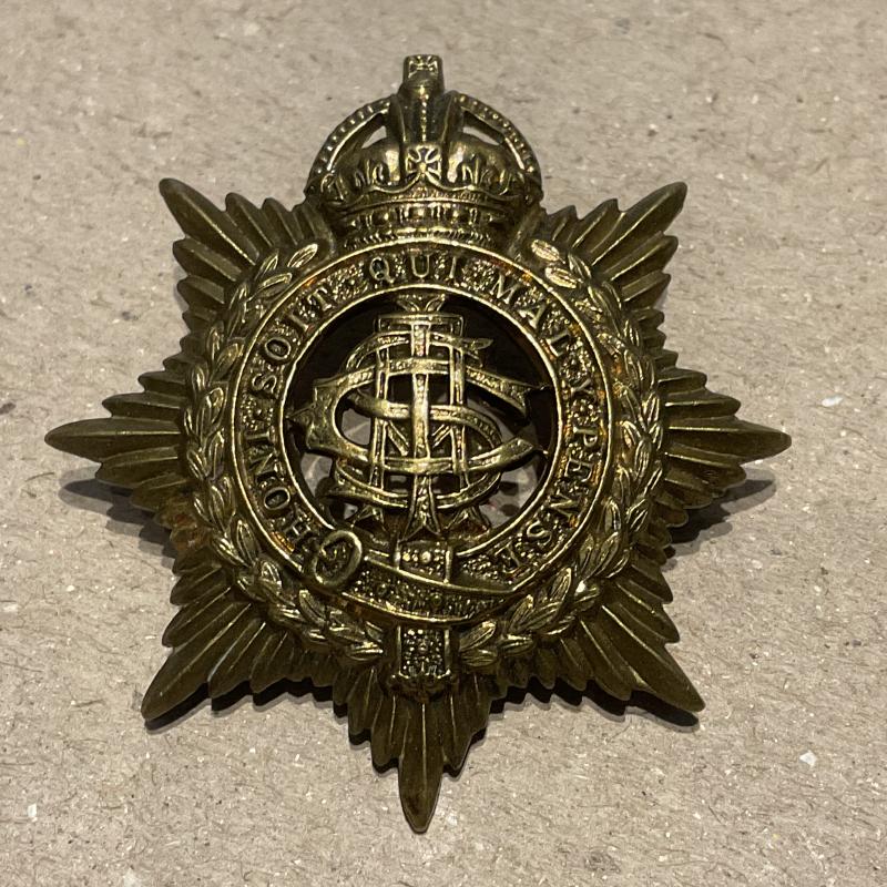 Indian Army Service Corps brass cap badge