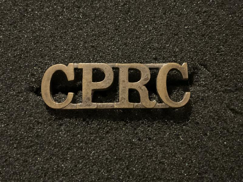 Ceylon Planters Rifle Corps (CPRC) shoulder title