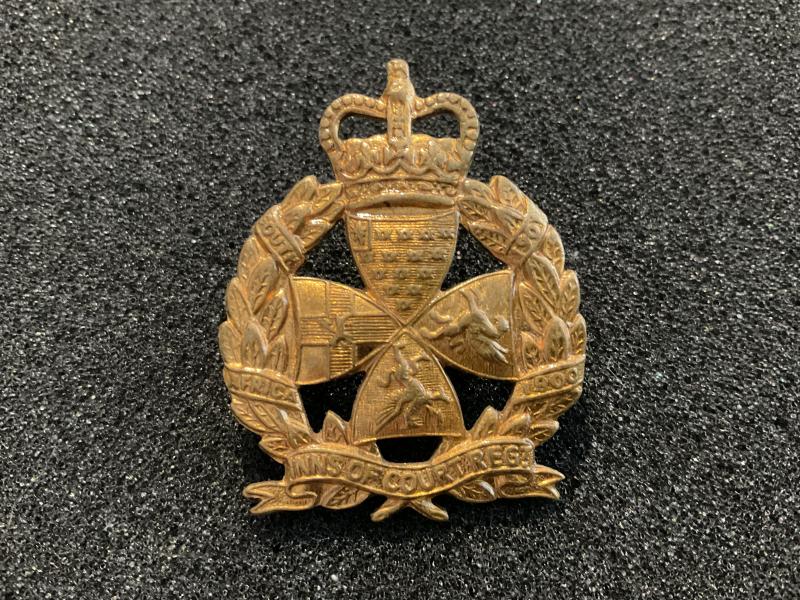 Post 1952 Q/C Inns of Court Regiment cap badge