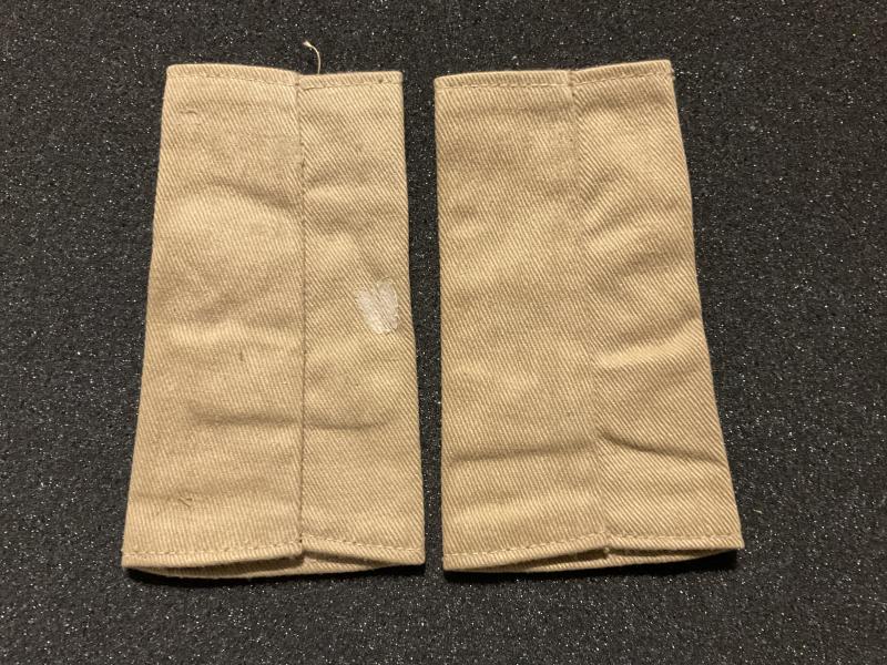 WW2 R.A desert or tropical issue Captains rank slides