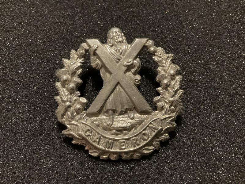 WW1 Queens Own Cameron Highlanders cap badge