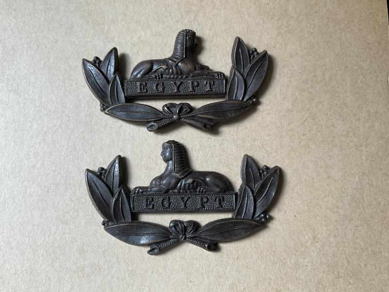 Gloucestershire Regt, O.S.D collar badges 1881-1914